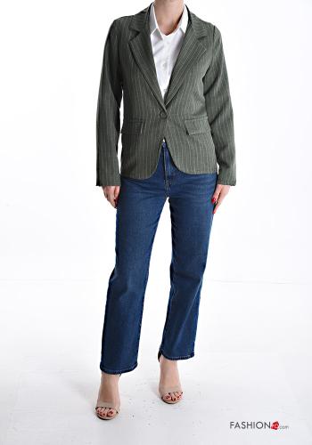 Striped Blazer with buttons without lining - ph 5