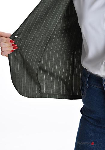Striped Blazer with buttons without lining - ph 6