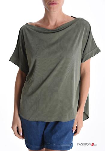 Blouse manches courtes col bateau - ph 1