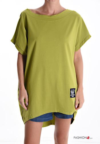 T-shirt en Coton manches courtes col rond