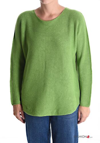 Maglione maniche lunghe girocollo