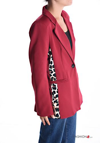 Animal print Blazer with buttons with lining - ph 3