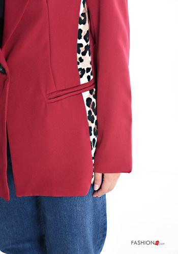 Animal print Blazer with buttons with lining - ph 4