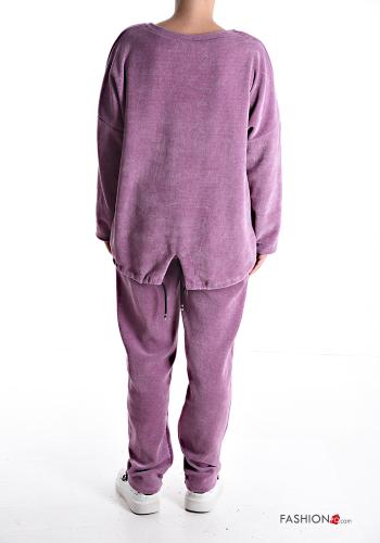 long sleeve crew neck Co-ord with pockets with drawstring - ph 2