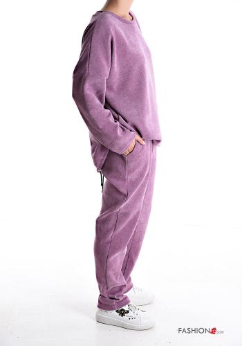 long sleeve crew neck Co-ord with pockets with drawstring - ph 3