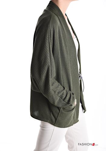 Ribbed Jacket with pockets without lining - ph 3
