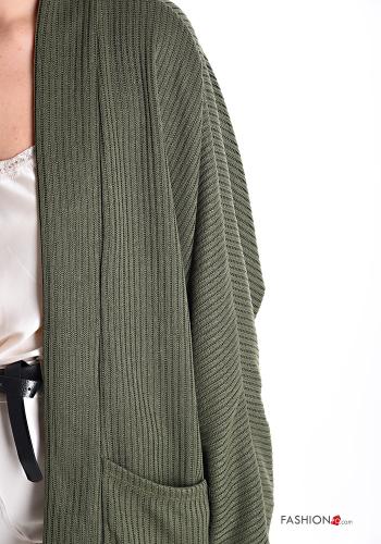 Ribbed Jacket with pockets without lining - ph 4
