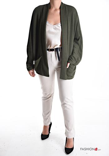 Ribbed Jacket with pockets without lining - ph 5