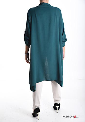 Duster Coat with buttons 3/4 sleeve - ph 2