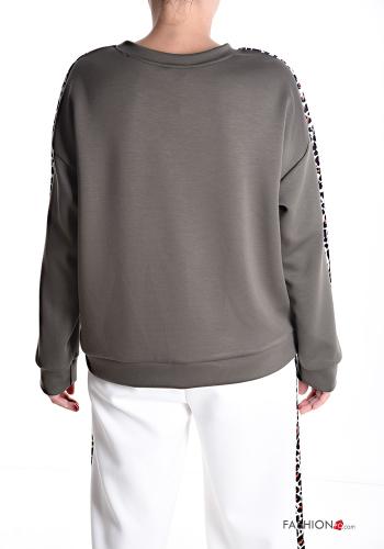 Sudadera manga larga cuello redondo Estampado animal - ph 2