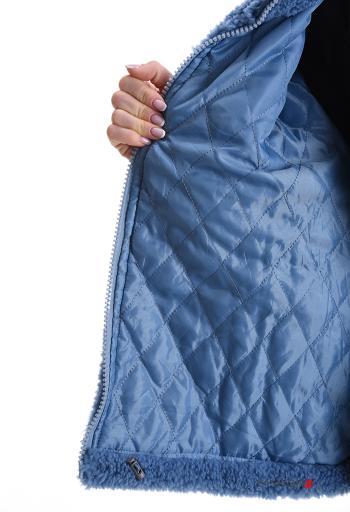 Cappotto con fodera con zip a collo alto con tasche - ph 6