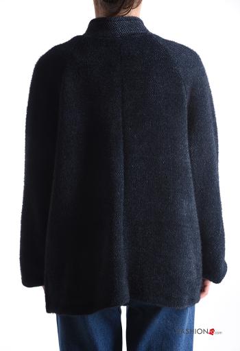 Giacca girocollo con bottoni con fodera - ph 2