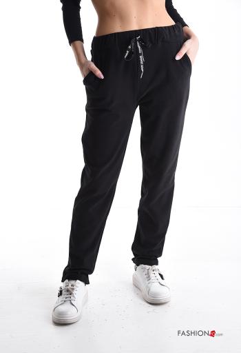 Pantalone sportivo con tasche con elastico - ph 1