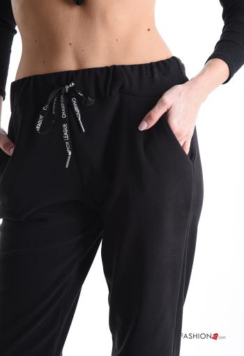 Pantalone sportivo con tasche con elastico - ph 4
