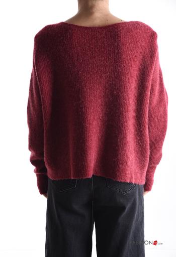 Maglione in Mohair maniche lunghe girocollo - ph 2