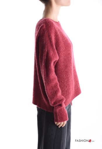 Maglione in Mohair maniche lunghe girocollo - ph 3