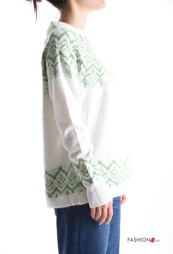 Maglione in Misto Lana maniche lunghe girocollo - ph 3