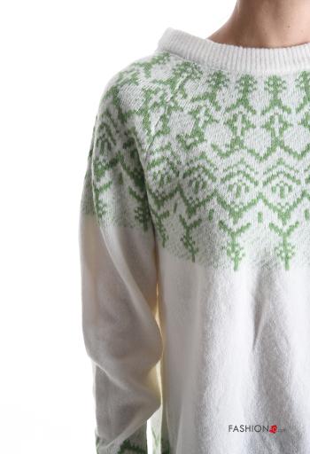 Maglione in Misto Lana maniche lunghe girocollo - ph 4