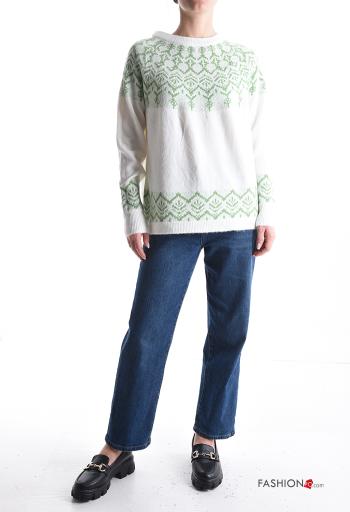 Maglione in Misto Lana maniche lunghe girocollo - ph 5