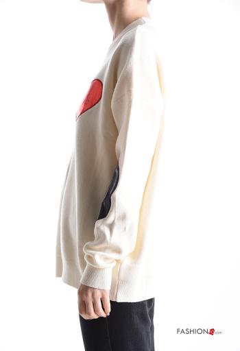 Maglione maniche lunghe girocollo Fantasia mista - ph 3