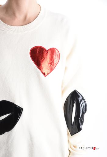 Maglione maniche lunghe girocollo Fantasia mista - ph 4