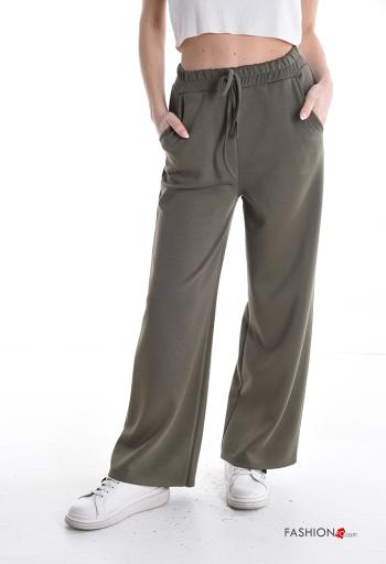 Pantalone sportivo con tasche con elastico - ph 1