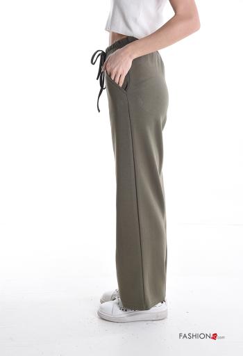 Pantalone sportivo con tasche con elastico - ph 3