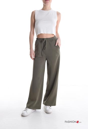Pantalone sportivo con tasche con elastico - ph 5