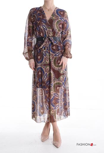 Abito lurex con cintura - ph 1