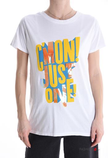 T-shirt em Algodão