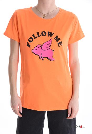 T-shirt em Algodão