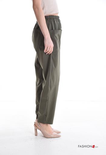 Pantalone in Cotone con tasche con elastico - ph 3