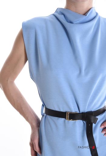 pencil Dress with belt without lining Rollneck - ph 4