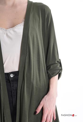 Cardigan con bottoni maniche a tre quarti - ph 4