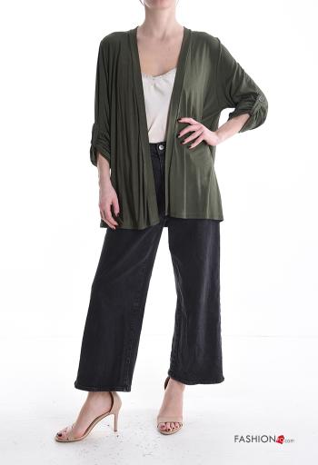 Cardigan con bottoni maniche a tre quarti - ph 5