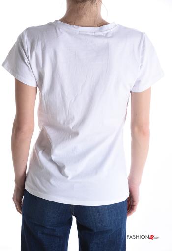 T-shirt in Cotone maniche corte girocollo - ph 2