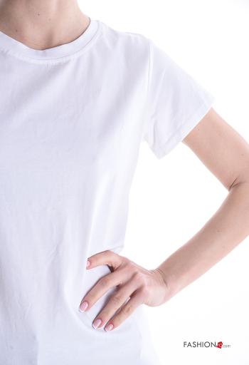T-shirt in Cotone maniche corte girocollo - ph 4