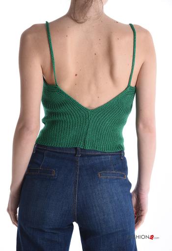 Top senza maniche scollato sulla schiena scollo a V - ph 2