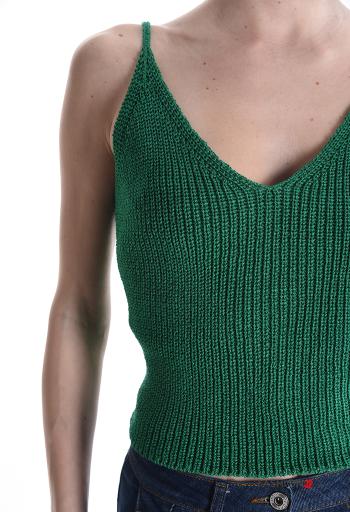 Top senza maniche scollato sulla schiena scollo a V - ph 4