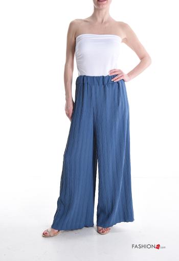 Pantalone wide leg con elastico - ph 5