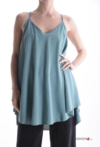 Top sans manches oversize à dos nu