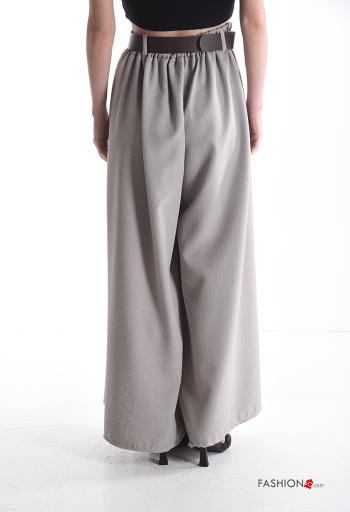 Pantalon avec ceinture avec strass avec poches - ph 2