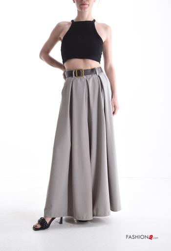 Pantalon avec ceinture avec strass avec poches - ph 5