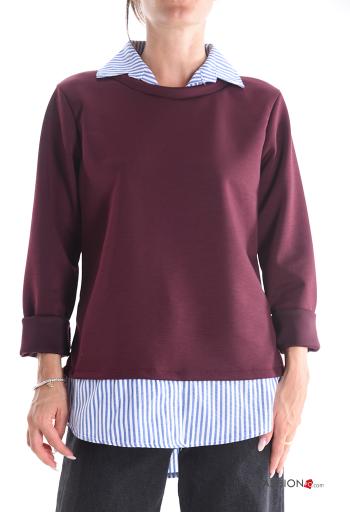 long sleeve with collar Sweatshirt