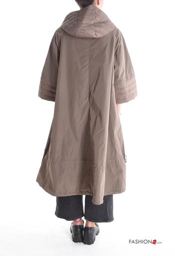 Jacket with pockets with hood with zip - ph 2