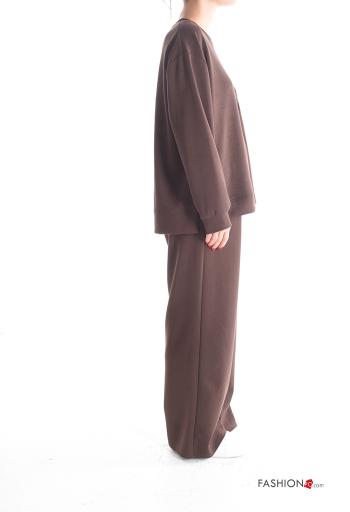 Traje de deporte manga larga cuello redondo con elástico - ph 3