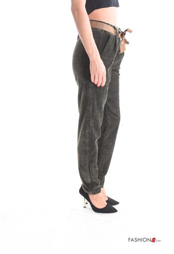Trousers with belt with pockets - ph 3