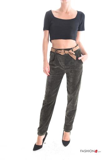 Trousers with belt with pockets - ph 5