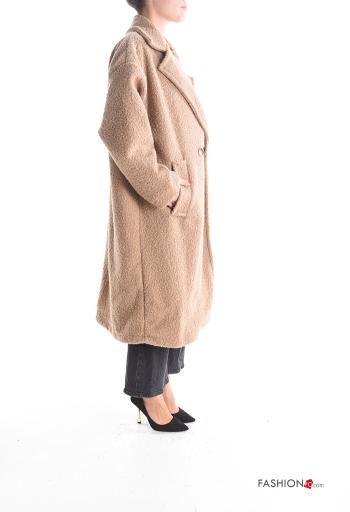 Cappotto con fodera con bottoni con tasche - ph 3