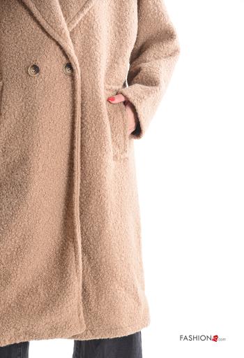 Cappotto con fodera con bottoni con tasche - ph 4